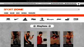 What Sportzone.pt website looked like in 2020 (4 years ago)