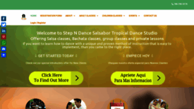 What Salsabortropical.com website looked like in 2020 (4 years ago)