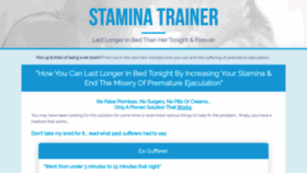 What Staminacure.com website looked like in 2020 (4 years ago)