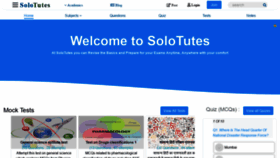 What Solotutes.com website looked like in 2020 (4 years ago)