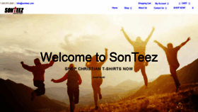 What Sonteez.com website looked like in 2020 (4 years ago)