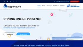 What Supportsoft.com.au website looked like in 2020 (4 years ago)