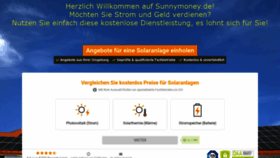 What Sunnymoney.de website looked like in 2020 (4 years ago)