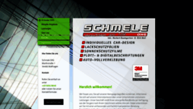 What Schmele.de website looked like in 2020 (4 years ago)