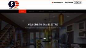 What Samelectric.ca website looked like in 2020 (4 years ago)