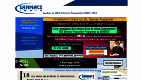 What Sanmacs.com website looked like in 2020 (4 years ago)