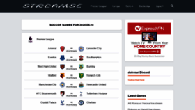 What Streamsc.com website looked like in 2020 (5 years ago)