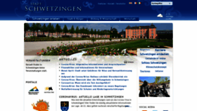 What Schwetzingen.de website looked like in 2020 (4 years ago)