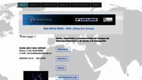 What Seaworldwide.es website looked like in 2020 (4 years ago)