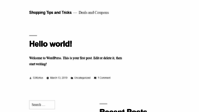 What Shoppingtipsandtricks.com website looked like in 2020 (4 years ago)