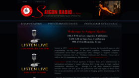 What Saigonradio.com website looked like in 2020 (4 years ago)