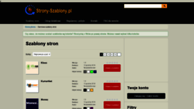 What Strony-szablony.pl website looked like in 2020 (6 years ago)