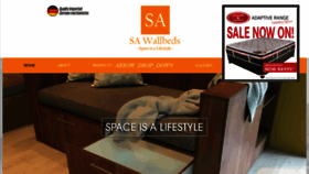 What Sawallbeds.co.za website looked like in 2020 (4 years ago)