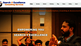 What Search4excellence.com website looked like in 2020 (4 years ago)