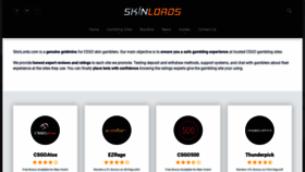 What Skinlords.com website looked like in 2020 (4 years ago)