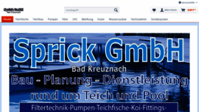 What Sprickgmbh.eu website looked like in 2020 (4 years ago)