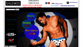 What Salemod.ru website looked like in 2020 (4 years ago)