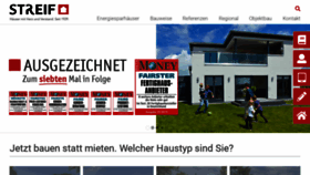 What Streif.de website looked like in 2020 (4 years ago)