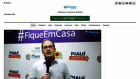 What Somosnoticia.com.br website looked like in 2020 (6 years ago)