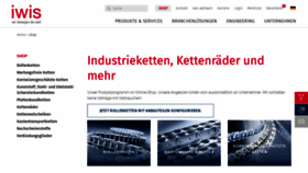 What Shop.iwis.de website looked like in 2020 (4 years ago)