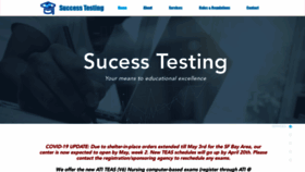 What Successtesting.com website looked like in 2020 (4 years ago)