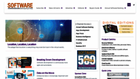 What Softwaremag.com website looked like in 2020 (4 years ago)
