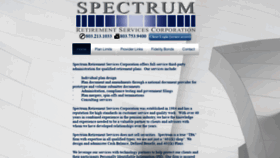 What Spectrumcorp.net website looked like in 2020 (4 years ago)