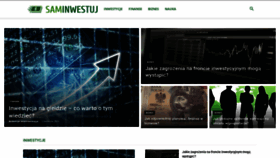 What Saminwestuj.pl website looked like in 2020 (4 years ago)