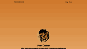 What Sdunbar.me website looked like in 2020 (5 years ago)