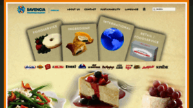 What Savenciafoodserviceusa.com website looked like in 2020 (4 years ago)