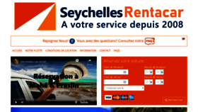 What Seychelles-rentacar.com website looked like in 2020 (4 years ago)