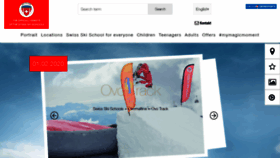 What Swiss-ski-school.ch website looked like in 2020 (4 years ago)