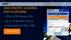 What Seedinph.tech website looked like in 2020 (4 years ago)