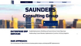 What Saundersconsultinggroup.com website looked like in 2020 (4 years ago)