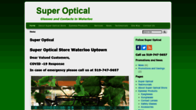 What Super-optical.ca website looked like in 2020 (4 years ago)