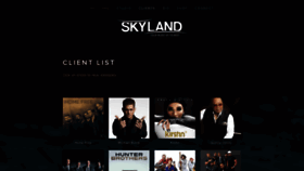 What Skylandstudio.com website looked like in 2020 (4 years ago)