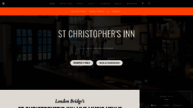 What Stchristopherspub.co.uk website looked like in 2020 (4 years ago)