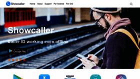 What Showcaller.global website looked like in 2020 (4 years ago)