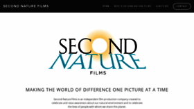 What Secondnaturefilms.com.au website looked like in 2020 (4 years ago)