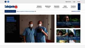 What Salezjanie.pl website looked like in 2020 (4 years ago)