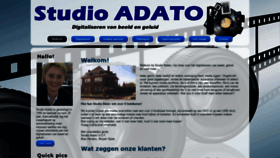 What Studioadato.nl website looked like in 2020 (4 years ago)