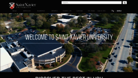 What Sxu.edu website looked like in 2020 (4 years ago)