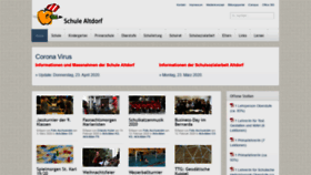 What Schule-altdorf.ch website looked like in 2020 (4 years ago)