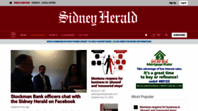 What Sidneyherald.com website looked like in 2020 (4 years ago)