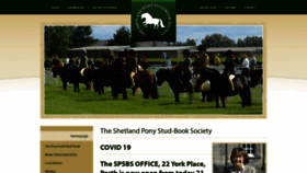 What Shetlandponystudbooksociety.co.uk website looked like in 2020 (4 years ago)