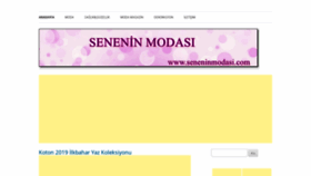 What Seneninmodasi.com website looked like in 2020 (4 years ago)