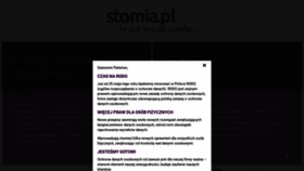 What Stomia.pl website looked like in 2020 (4 years ago)