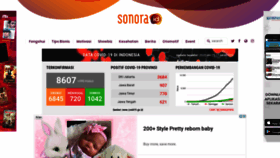 What Sonora.id website looked like in 2020 (4 years ago)
