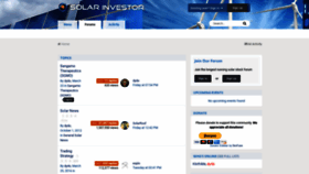 What Solarpvinvestor.com website looked like in 2020 (4 years ago)
