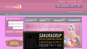 What Sakuratoto2.com website looked like in 2020 (4 years ago)